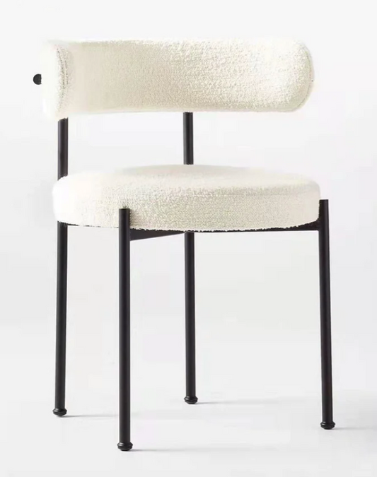 Amelia Boucle Dining Chair