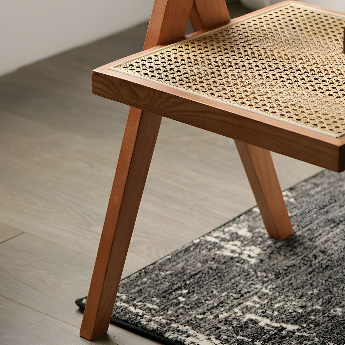 Vintage Rattan Beech Wood Chair