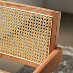 Vintage Rattan Beech Wood Chair