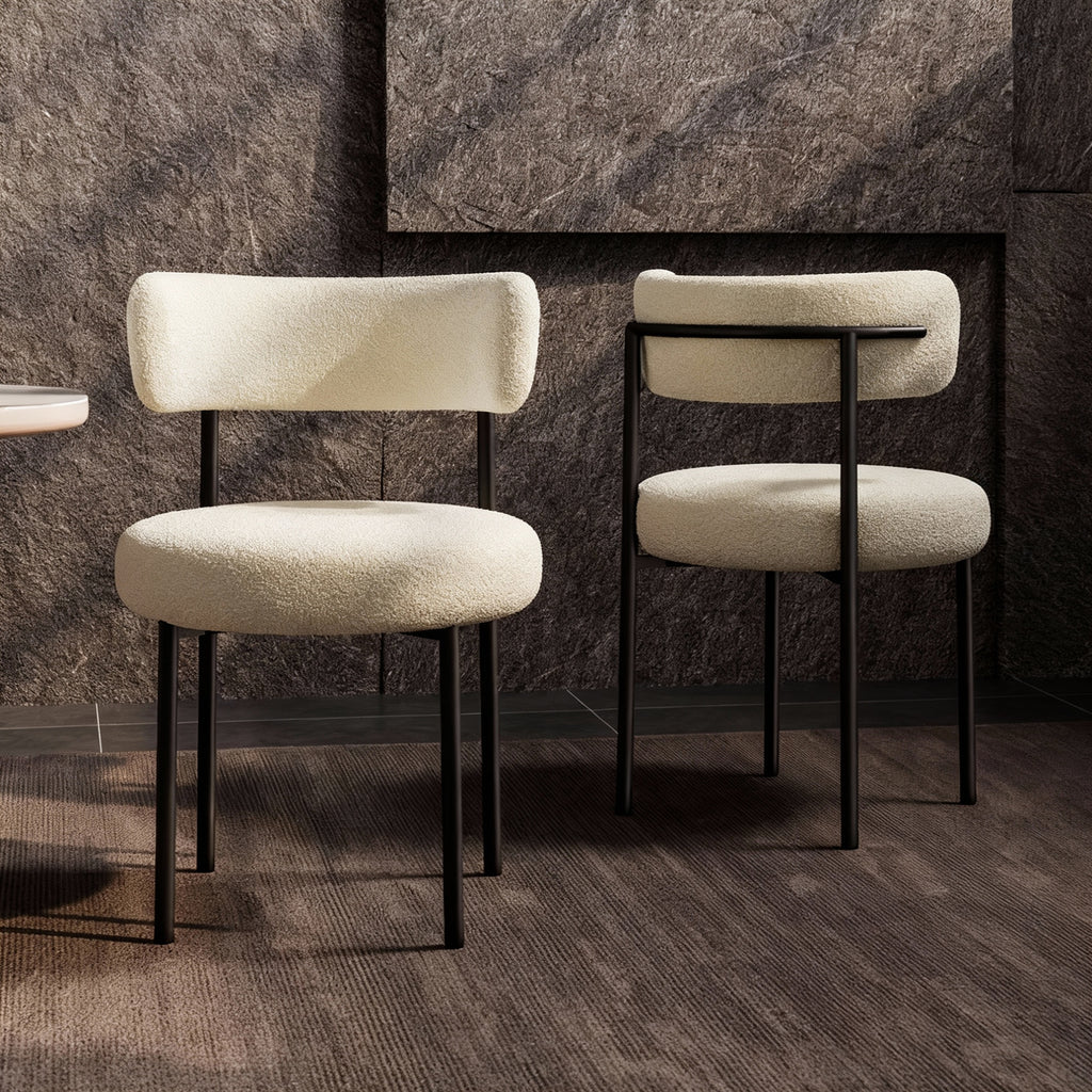 Amelia Boucle Dining Chair