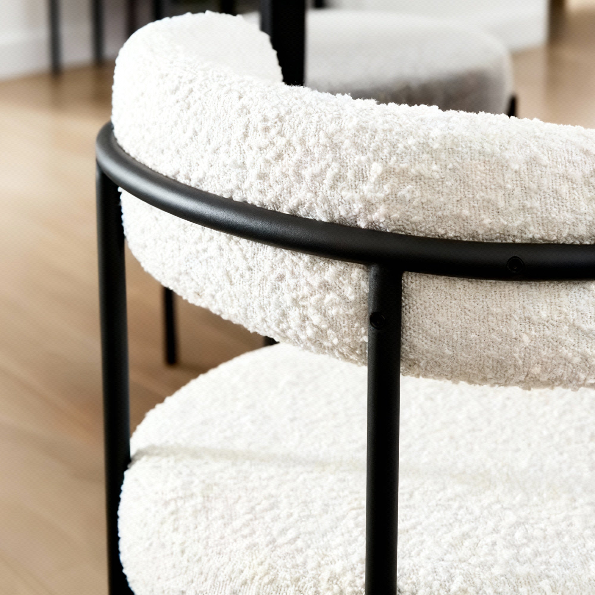 Amelia Boucle Dining Chair