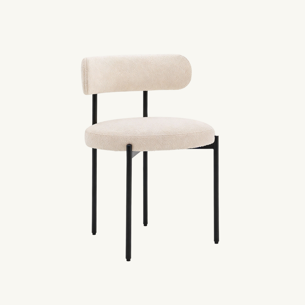 Amelia Boucle Dining Chair