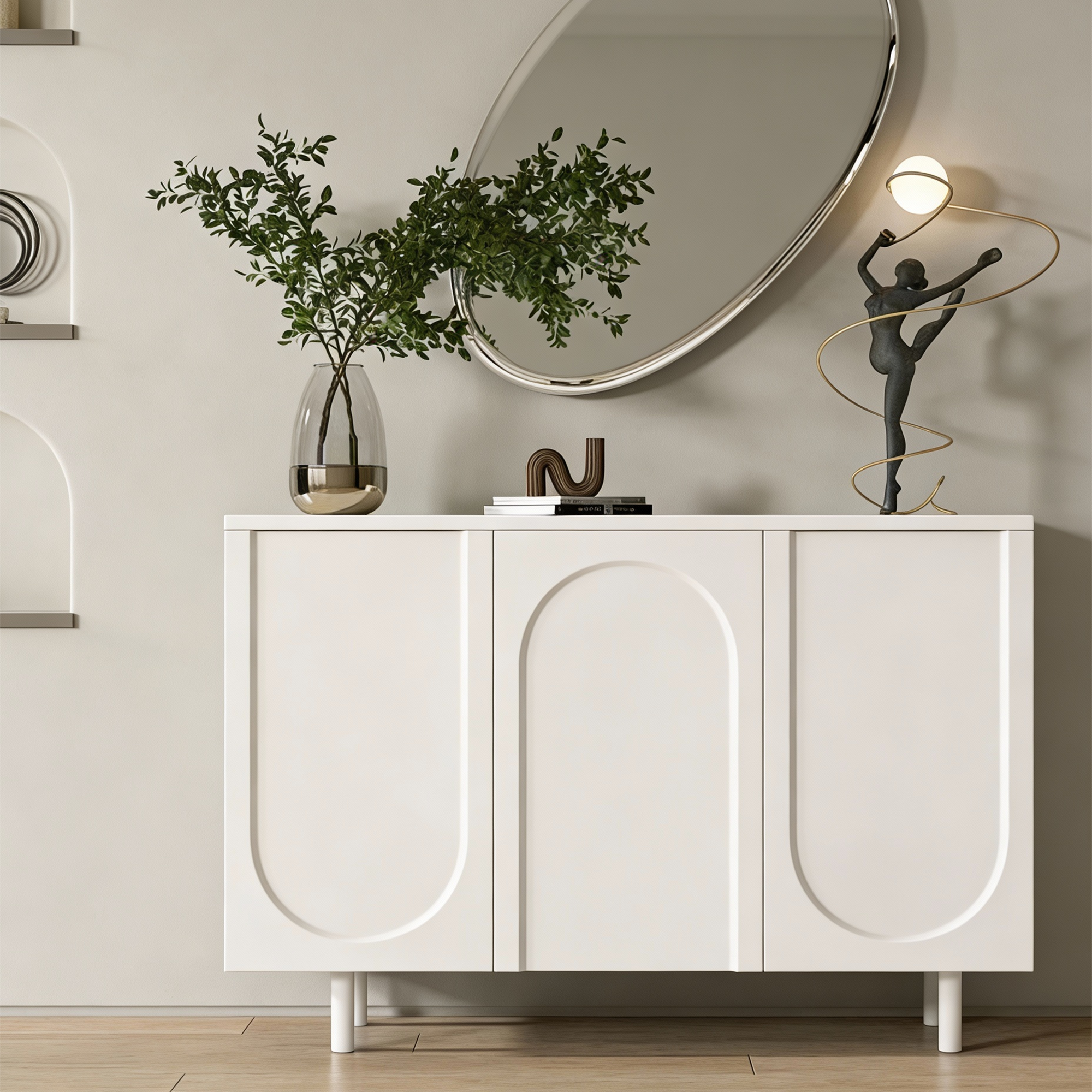 Arcade 3-Door Console with Storage