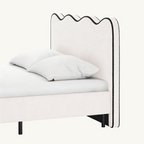 Charlotte Curvy Bed Headboard - King