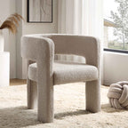 Dima boucle dining chair