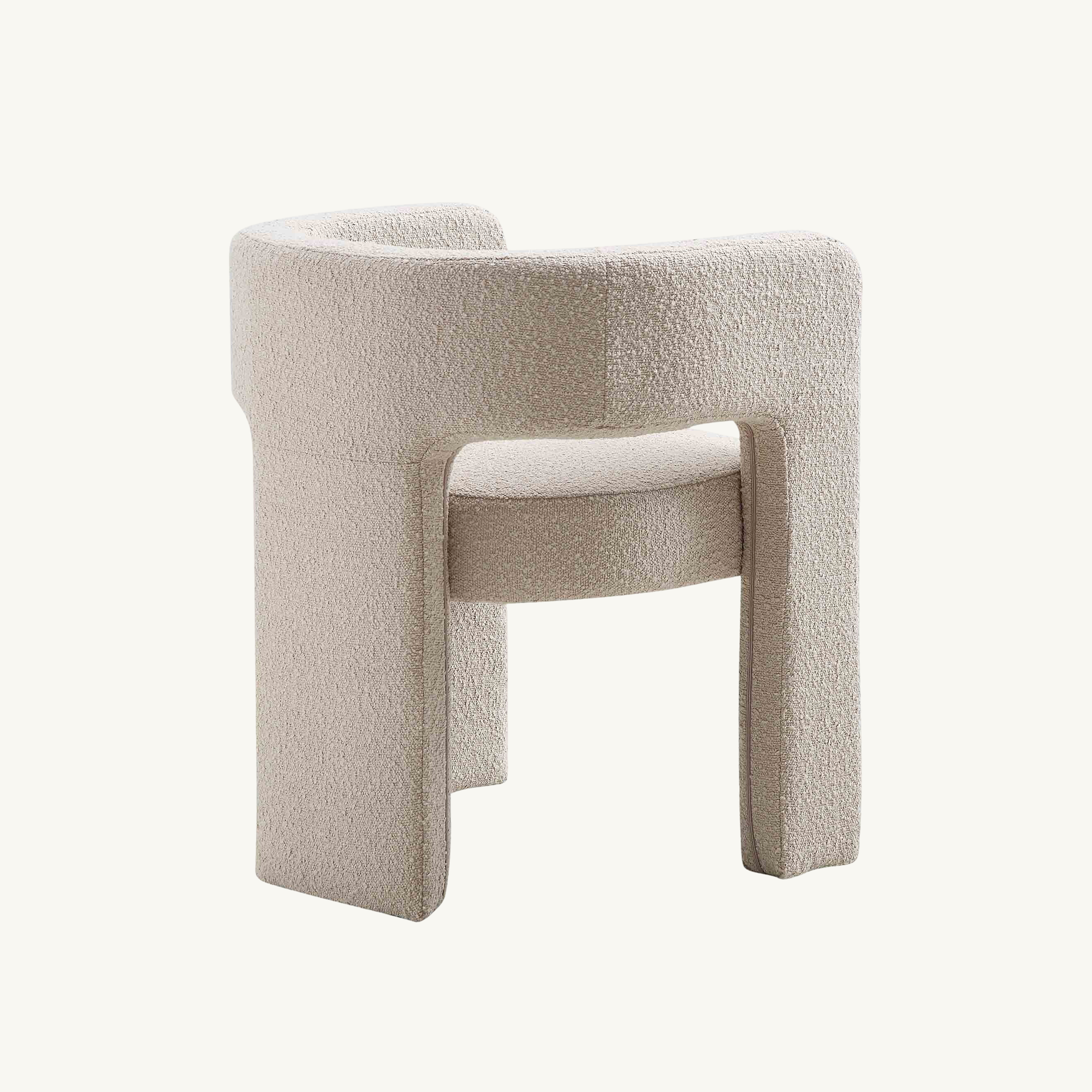 Dima boucle dining chair