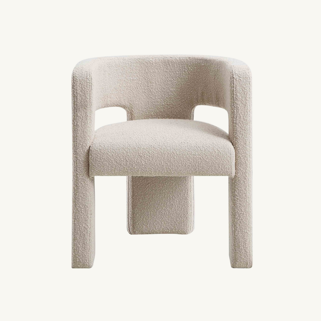 Dima boucle dining chair
