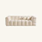 Eloise Boxy Cloud Shaped Sofa in Boucle Fabric | 2-Piece Modular Sofa