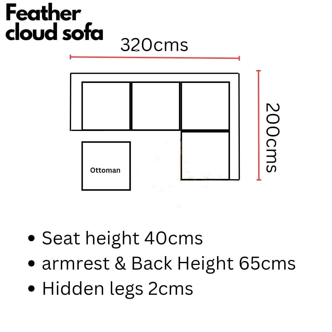 Daphney Feather Modular Sofa