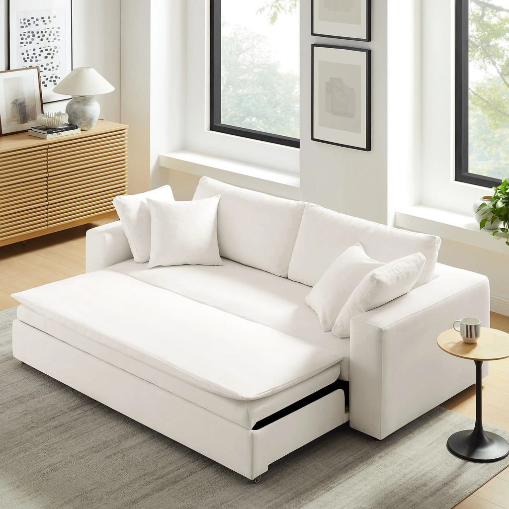 Luxe Boucle Sofa Bed