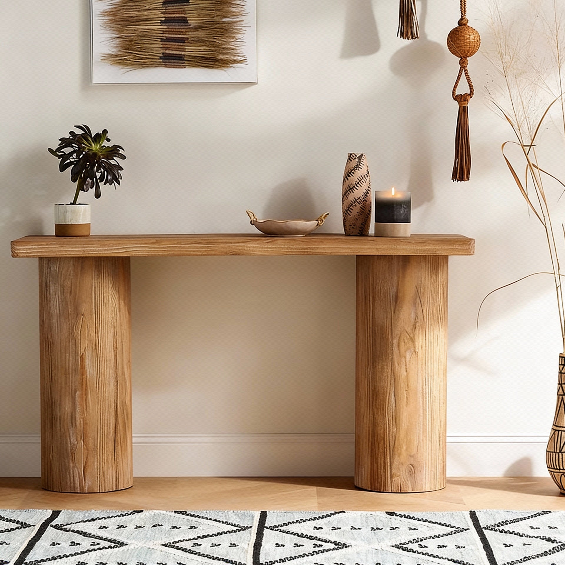 Romain Wooden Console