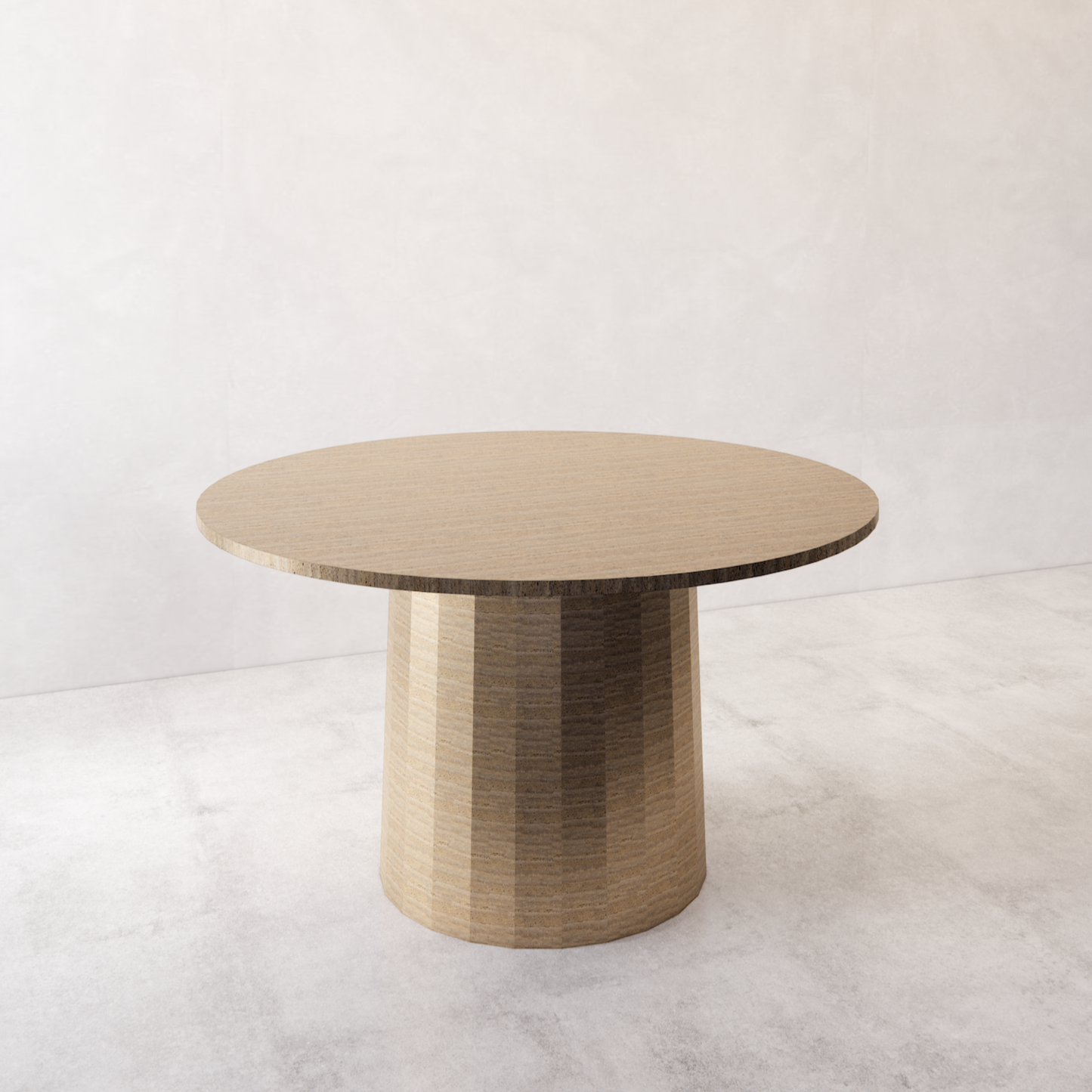 Aria Travertine Dining Table