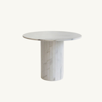 Aurora Round Marble Dining Table