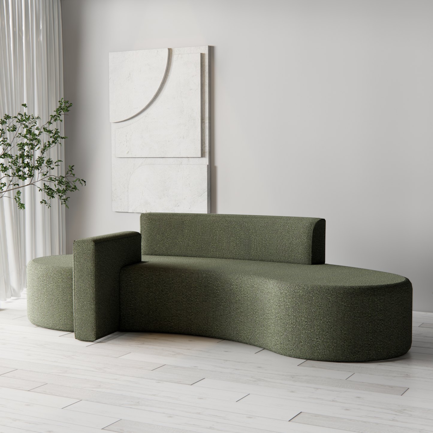 Luna Curved Sofa